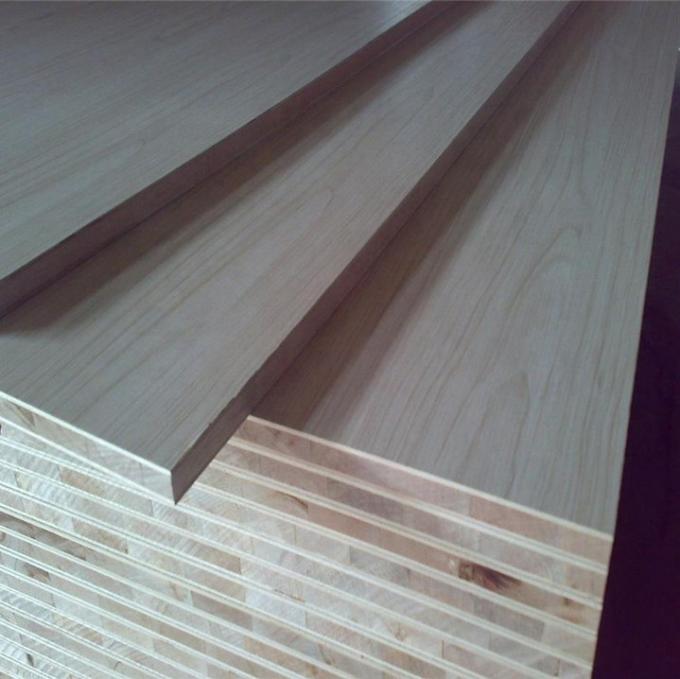 Il bordo del blocchetto di legno del pino di abitudine 17mm/centro del pioppo ha laminato i blocchi di legno