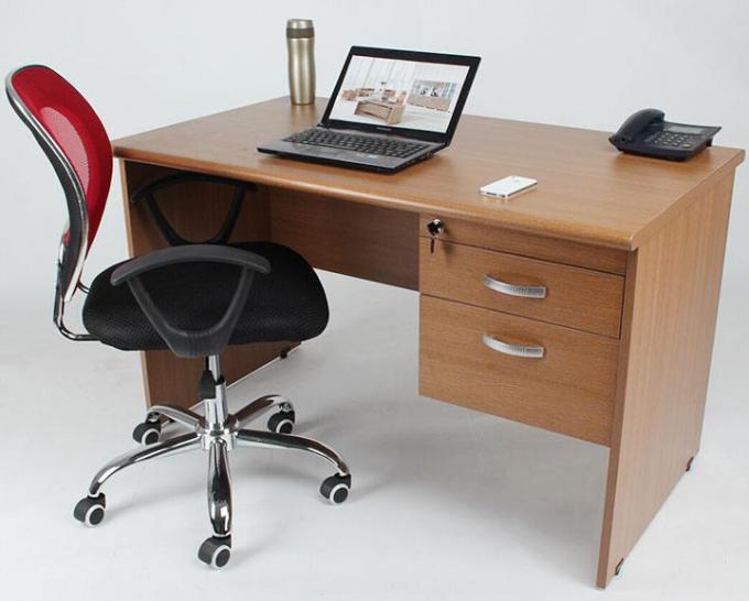 Nuova tavola del computer della mobilia di progettazione moderna delle forniture di ufficio di colore della quercia di progettazione della Tabella di progettazione
