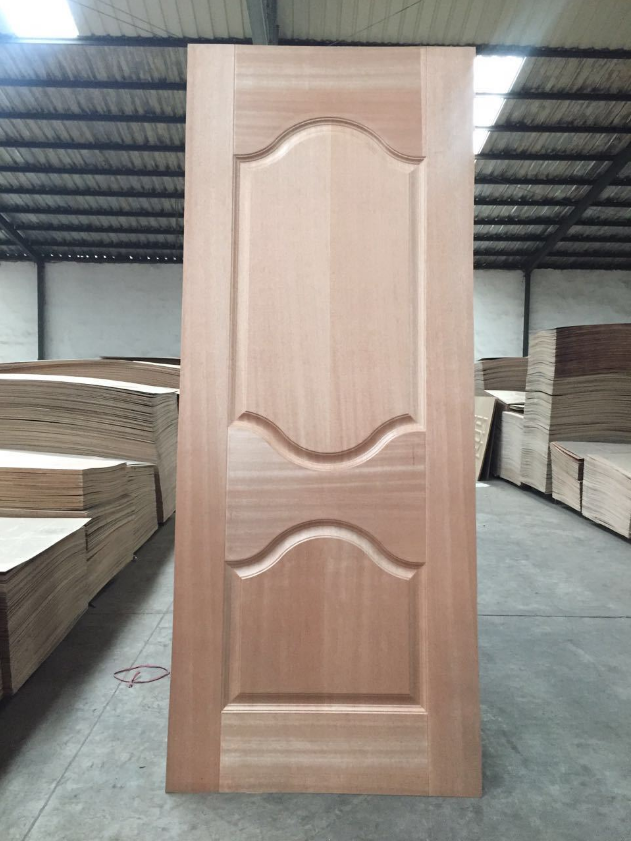 pelli di legno della porta di spessore HDF di 4mm per la decorazione della porta, tempo di lunga vita
