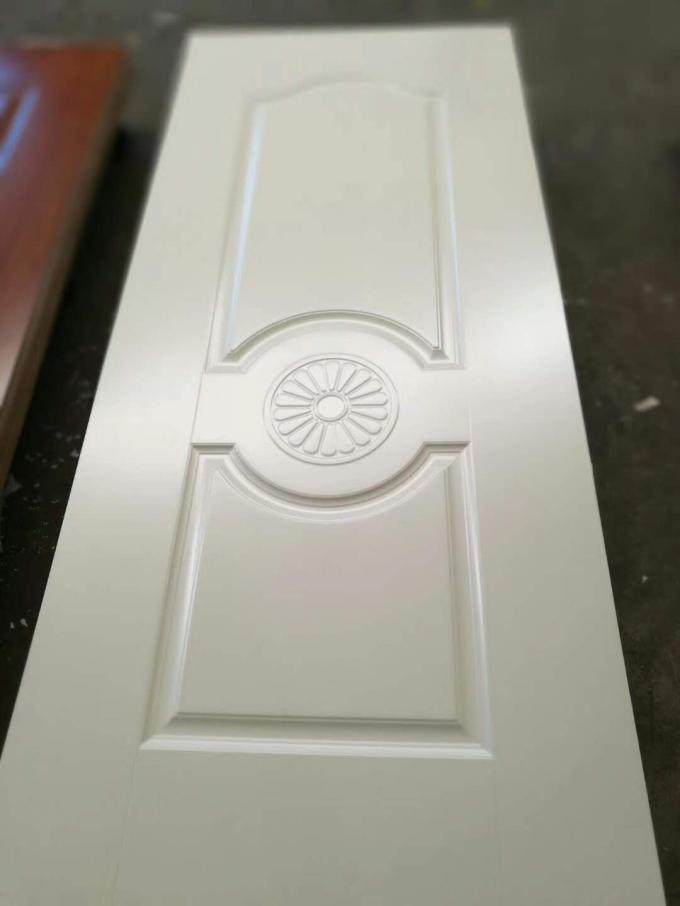 Pelle affrontata bianca rispettosa dell'ambiente della porta di Hdf per la decorazione esteriore della Camera