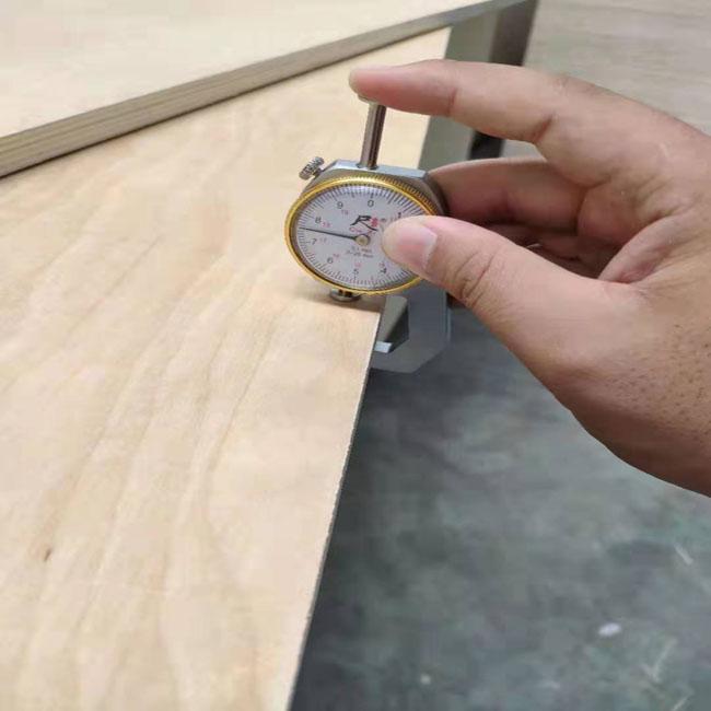 Compensato impermeabile del grado marino della mobilia del bordo della piega laminato impiallacciatura di legno naturale