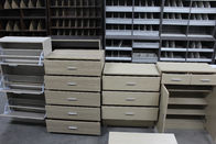 Multi Layers Wooden Shoe Organizer Furniture , House Decor White Melamine Shelves