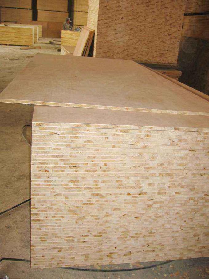 E0 blocchi di legno laminati grado, bordo decorativo del blocchetto del legno duro della pressa a caldo