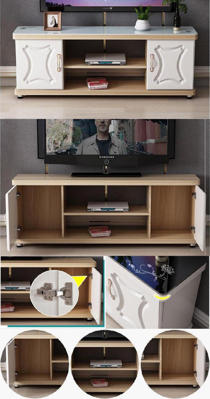 Supporto moderno del pannello truciolare della mobilia domestica del salone TV rispettoso dell'ambiente