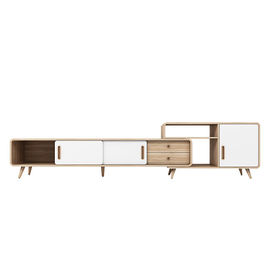 Porcellana Mobilia domestica impermeabile del salone di stile di progettazione del Governo semplice moderno di legno solido TV fabbrica